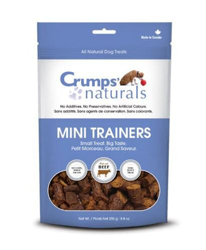 Crumps' Naturals Mini Trainers Semi-Moist Beef Soft and Chewy Dog Treats - 8.8 oz Bag