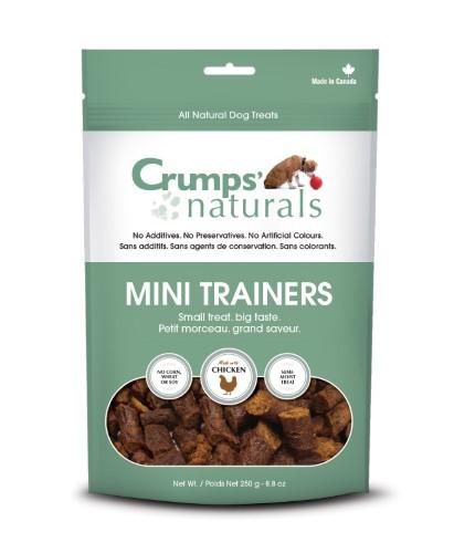 Crumps' Naturals Mini Trainers Semi-Moist Chicken Soft and Chewy Dog Treats - 8.8 oz Bag  