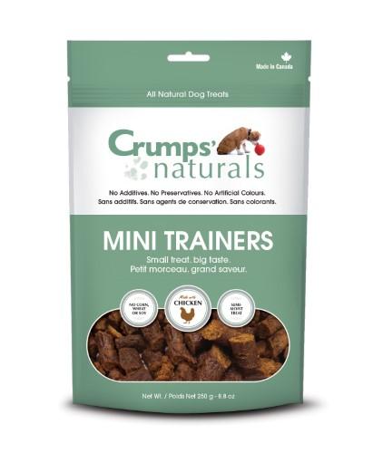 Crumps' Naturals Mini Trainers Semi-Moist Chicken Soft and Chewy Dog Treats - 8.8 oz Bag