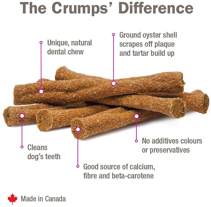 Crumps' Naturals Plaque Buster Wire Display Dog Dental Hard Chews - 36 count