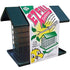 C&S E-Z Fill Snak or Suet Feeder with Roof & Platform Wild Bird Feeder - Green - 8 X 10.75 X 7.4 In  