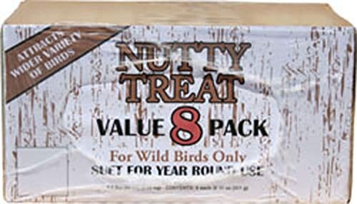 C&S Pictorial Label Nutty Value Pack Wild Bird Food - Nutty - 11 Oz - 8 Pack