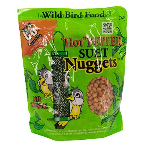 C&S Suet Nuggets Wild Bird Food - Hot Pepper - 27 Oz  