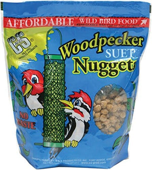 C&S Suet Nuggets Wild Bird Food - Woodpecker - 27 Oz
