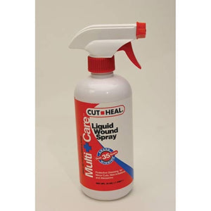 Cut Heal Cut Heal Wound Care Spray Veterinary Supplies Sprays/Daubers - 16 Oz