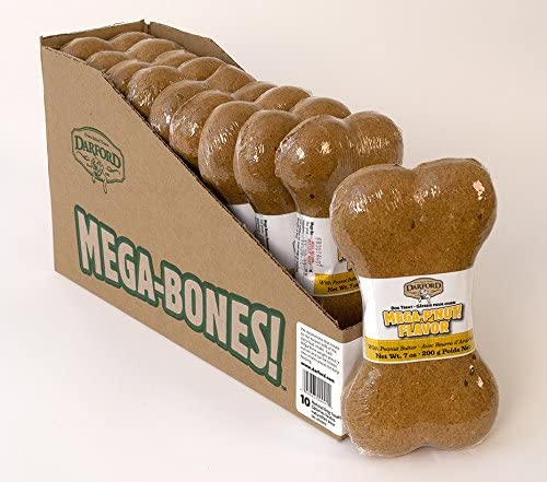 Darford Mega P'Nut Bones Display Box Dog Biscuits - 10 Count  