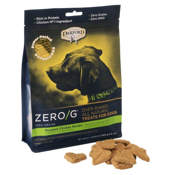 Darford Zero/G Roasted Chicken Dog Bisuits - 12 oz - Case of 6