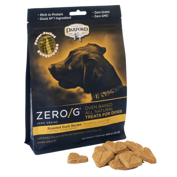 Darford Zero/G Roasted Duck Dog Bisuits - 12 oz - Case of 6