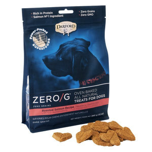 Darford Zero/G Roasted Salmon Dog Bisuits - 12 oz - Case of 6