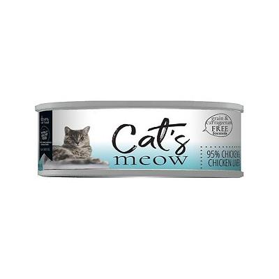 Dave's Pet Food Cats Meow 95% Chicken & Chicken Liver Canned Cat Food - 5.5 oz Cans - C...