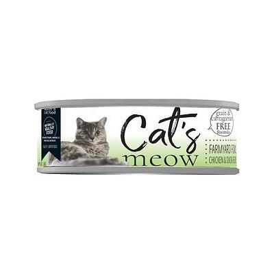 Dave's Pet Food Cats Meow Farmyard Fowl Canned Cat Food - 5.5 oz Cans - Case of 24  
