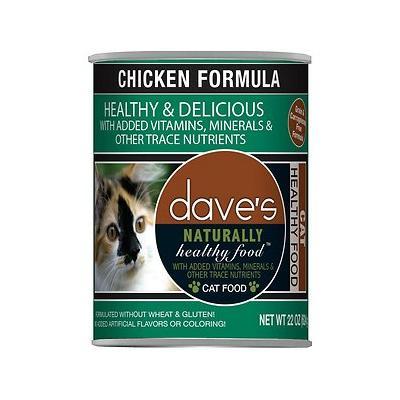 Dave's Pet Food Naturally Healthy Chicken Canned Cat Food - 22 oz Cans - Case of 12  