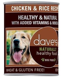 Dave's Pet Food Naturally Healthy Chicken & Rice Canned Dog Food - 13 oz Cans - Case of 12  