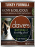 Dave's Pet Food Naturally Healthy Turkey Formula Canned Cat Food - 12 oz Cans - Case of 12  