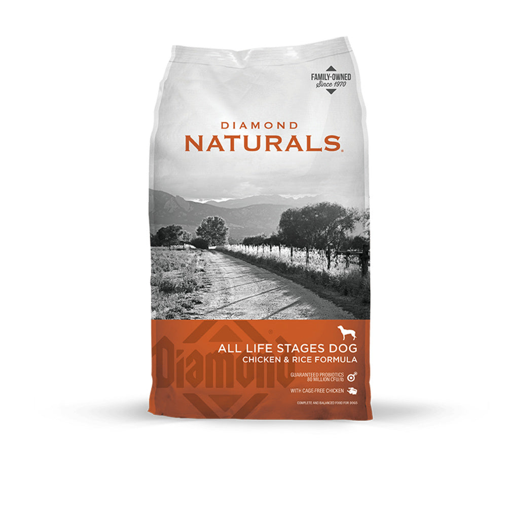 Diamond Naturals Chicken & Rice Formula All Life Stages Dry Dog Food  