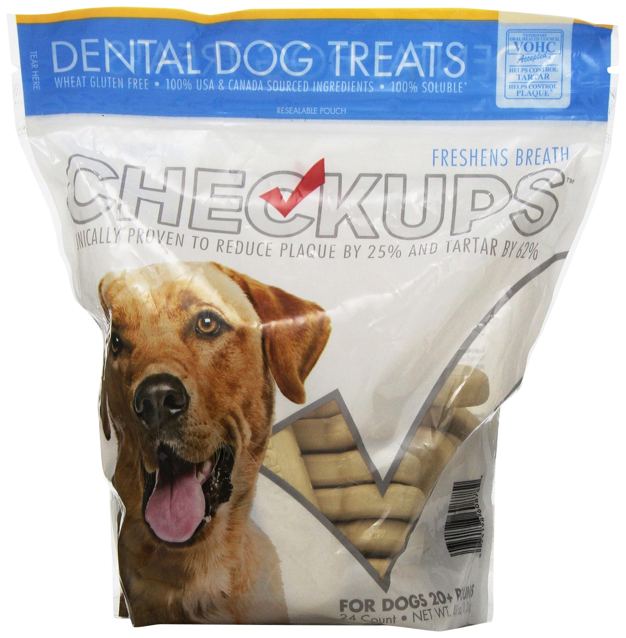 Diamond Pet Foods Checkups Dentral Dog Chews Treats - 24 Count - 48 Oz  