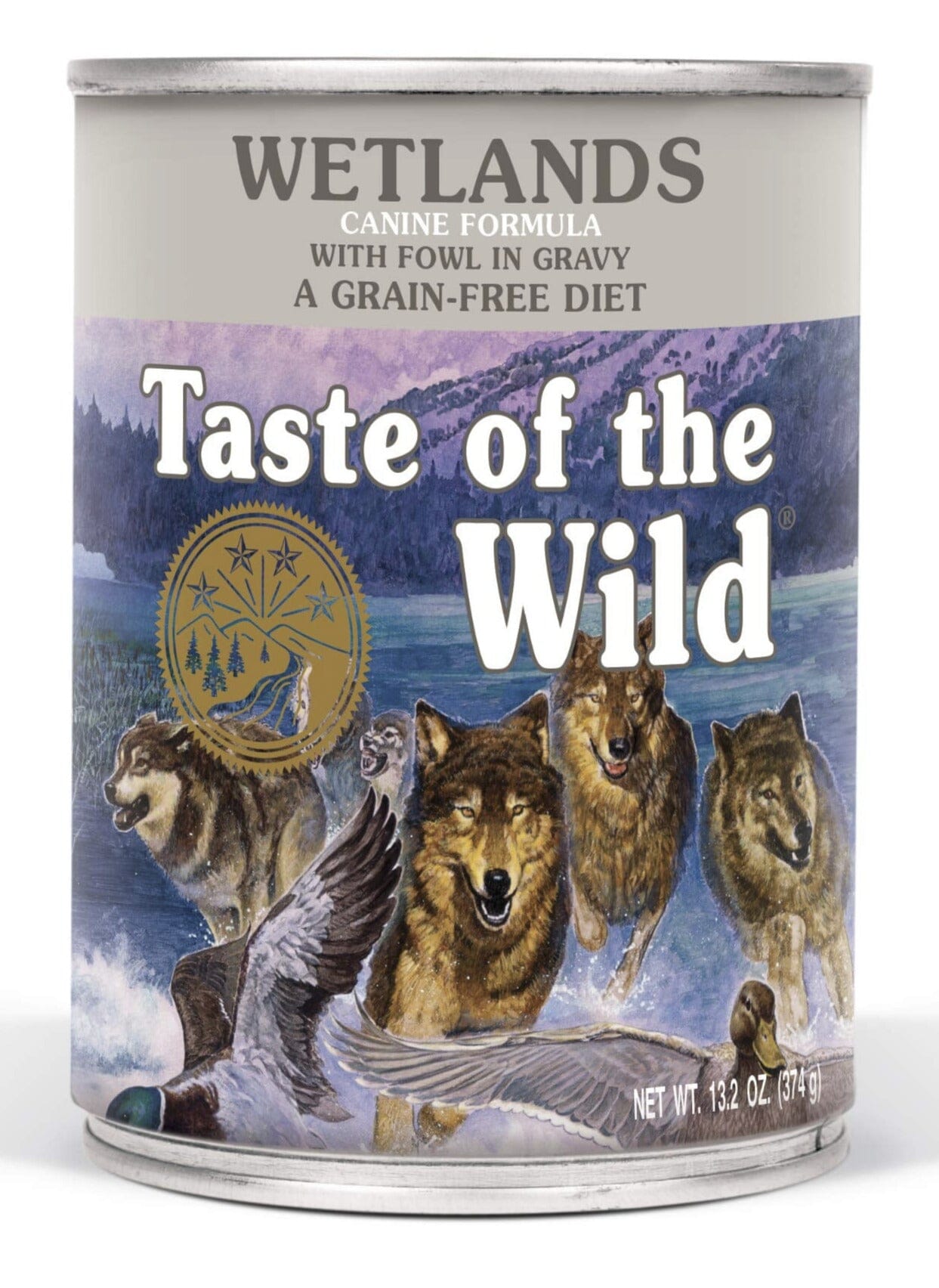 Diamond Pet Foods Taste of the Wild Duck and Chicken Grain-Free Wetlands Wild Fowl Canned Dog Food- 13.2 Oz - Case of 12  