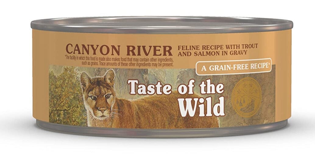 Diamond Pet Foods Taste of the Wild Grain-Free Canyon River Trout and Salmon Stew Canned Cat Food - 3 Oz - Case of 24  