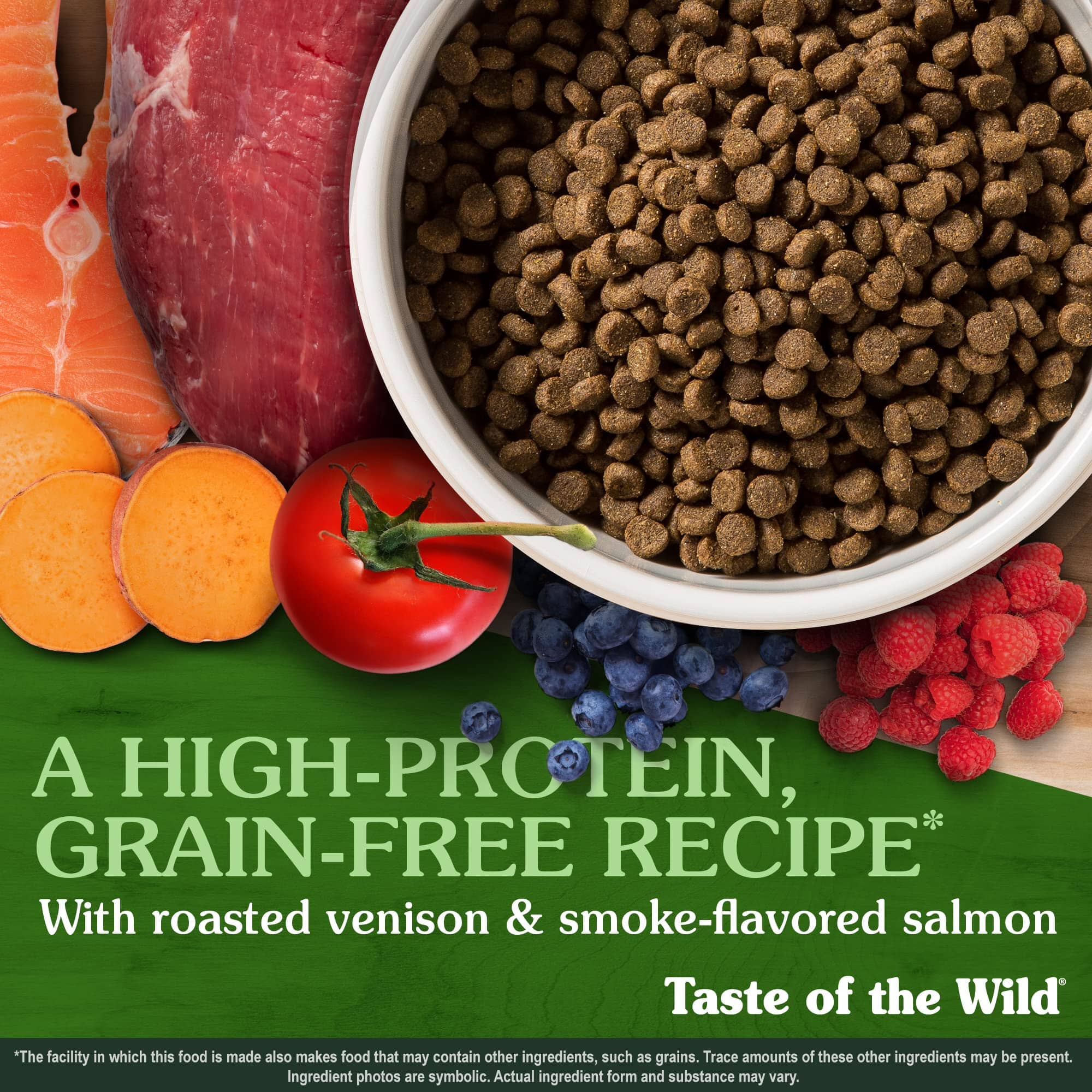 Diamond Pet Foods Taste of the Wild Grain-Free Chicken Venison and Salmon Rocky Mountain Dry Cat Food - 14 Lbs  