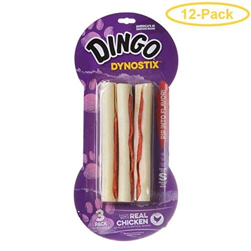 Dingo Dynostix Natural Dog Chews - Chicken - Small - 3 Pack  