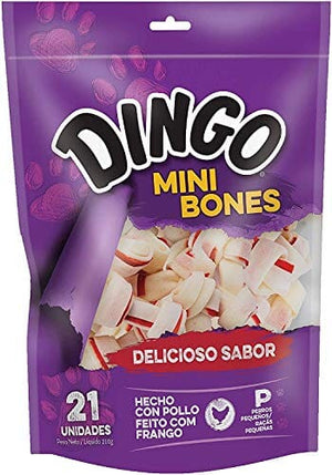 Dingo Mini Bones Natural Dog Chews - Chicken - Mini - 21 Pack