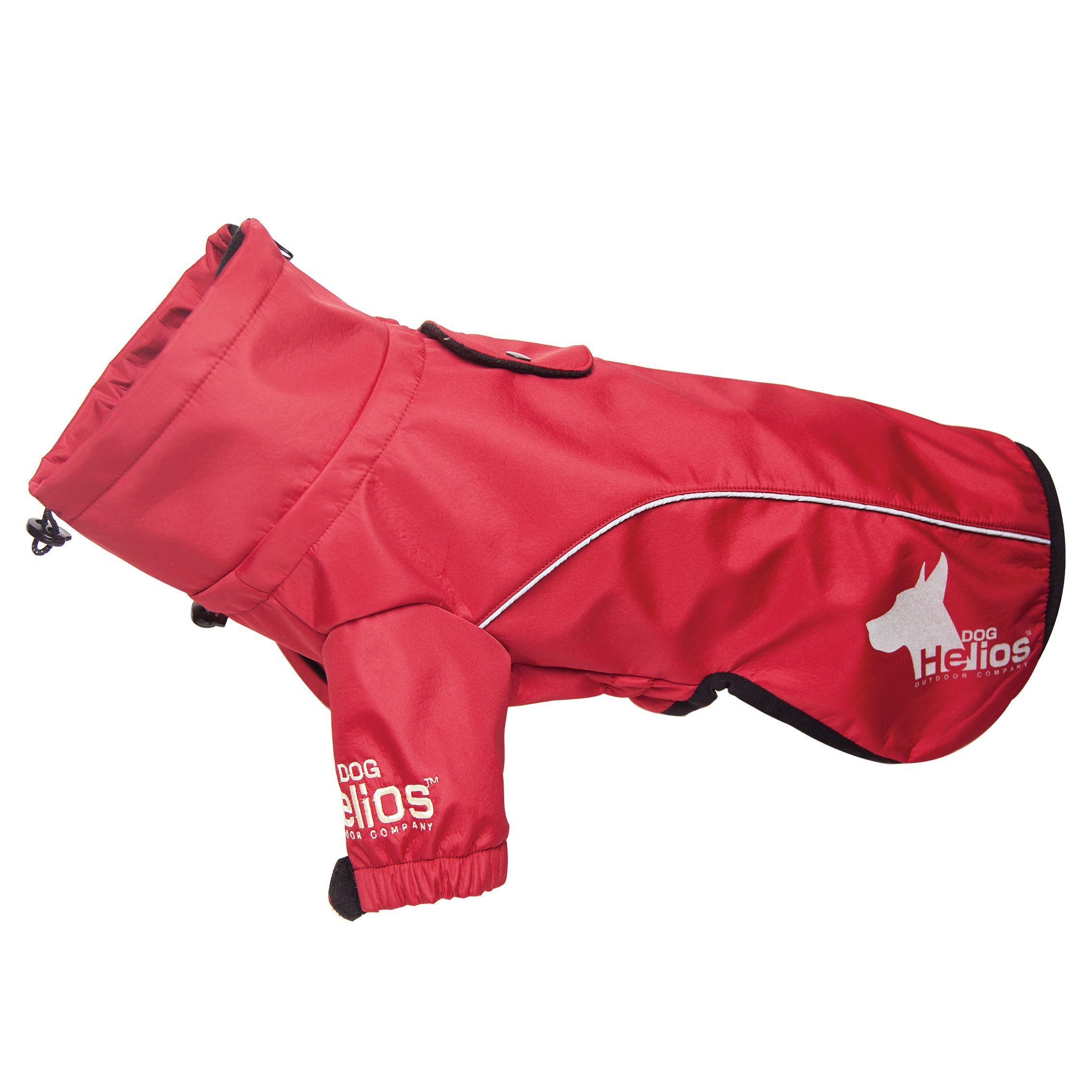 Dog Helios Extreme Soft-shell Performance Fleece Winter Dog Coat X-Small Red