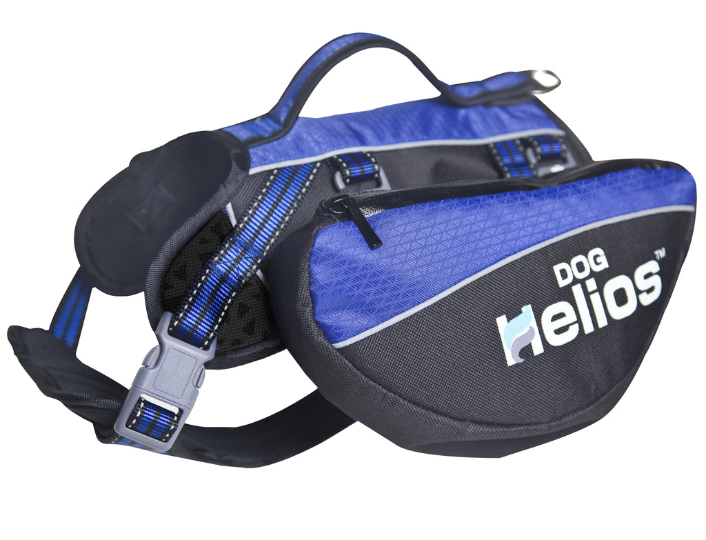 Dog Helios Freestyle 3-in-1 Explorer Convertible Backpack, Harness and Leash Medium Blue