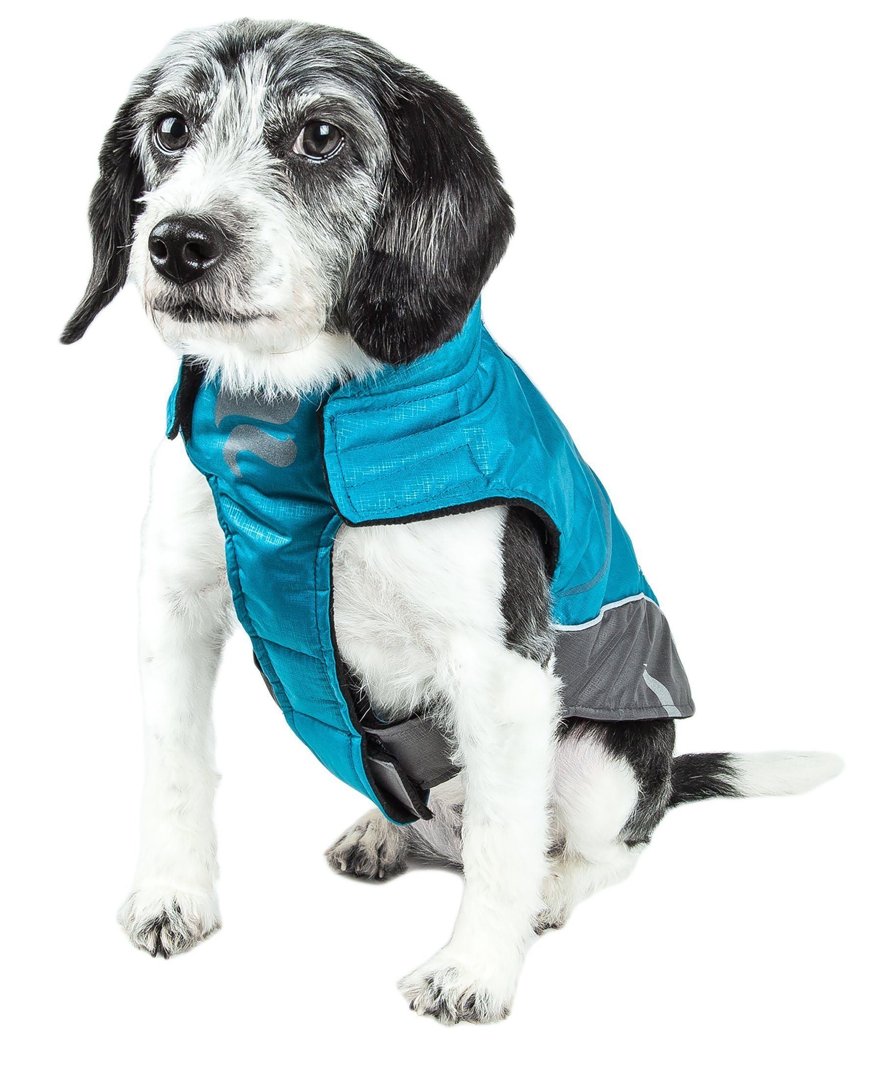 Dog Helios ® Altitude-Mountaineer Wrap-Hook-and-Loop Waterproof Dog Coat  