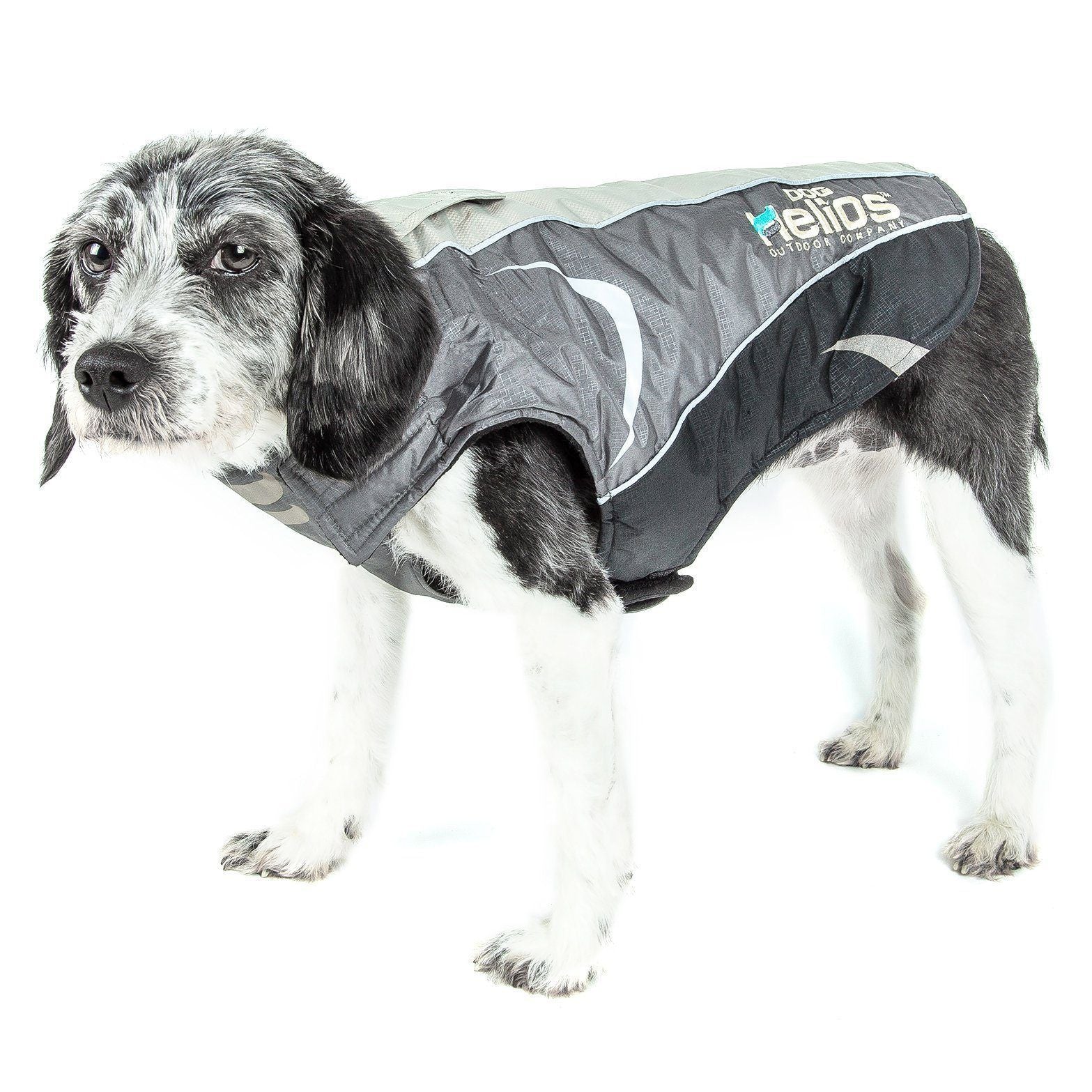 Dog Helios ® Altitude-Mountaineer Wrap-Hook-and-Loop Waterproof Dog Coat  