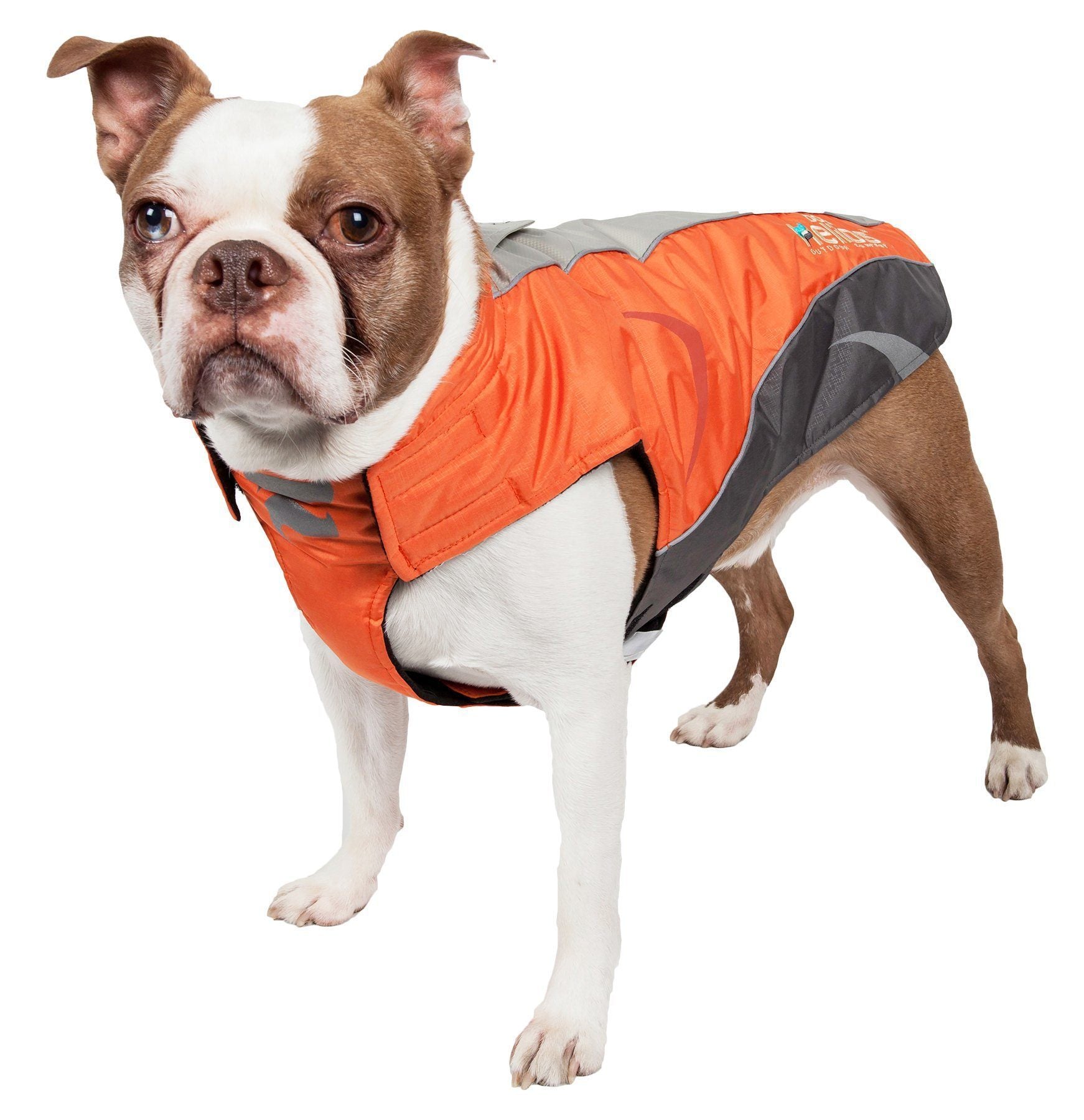 Dog Helios ® Altitude-Mountaineer Wrap-Hook-and-Loop Waterproof Dog Coat  