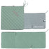 Dog Helios ® 'Boulder-Trek' 3-in-1 Expandable Surface Outdoor Travel Camping Dog Mat Green 