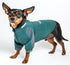 Dog Helios ® 'Eboneflow' Mediumweight 4-Way-Stretch Flexible And Breathable Performance Dog Yoga T-Shirt X-Small Forest Green / Gray