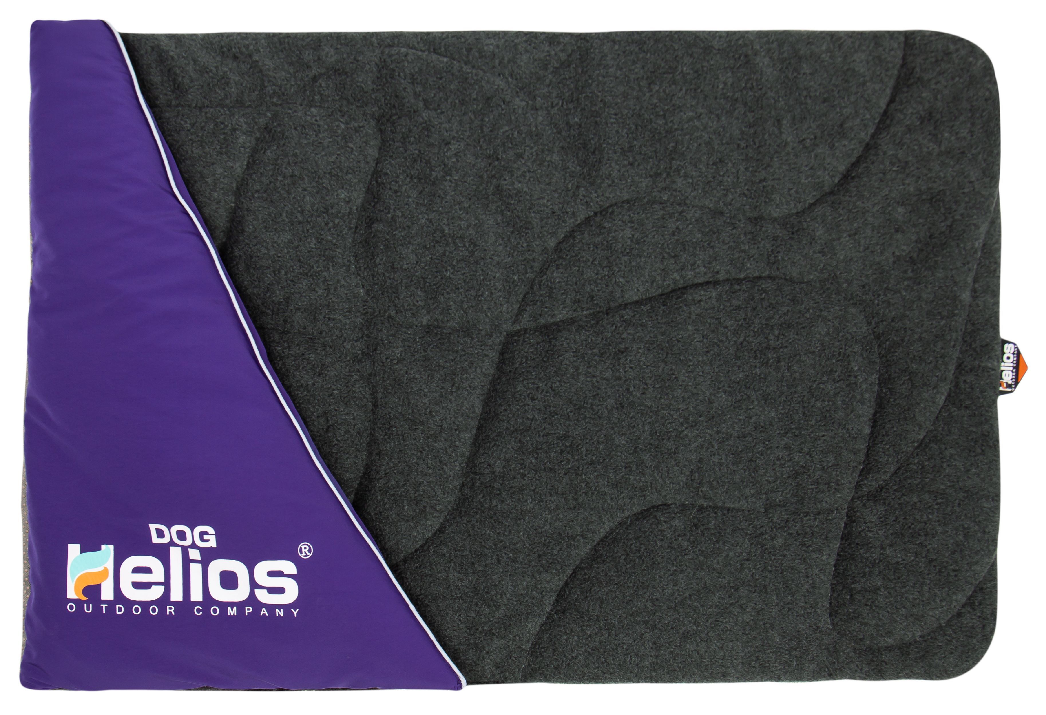 Dog Helios ® 'Expedition' Sporty Travel Camping Pillow Dog Bed Purple, Black 