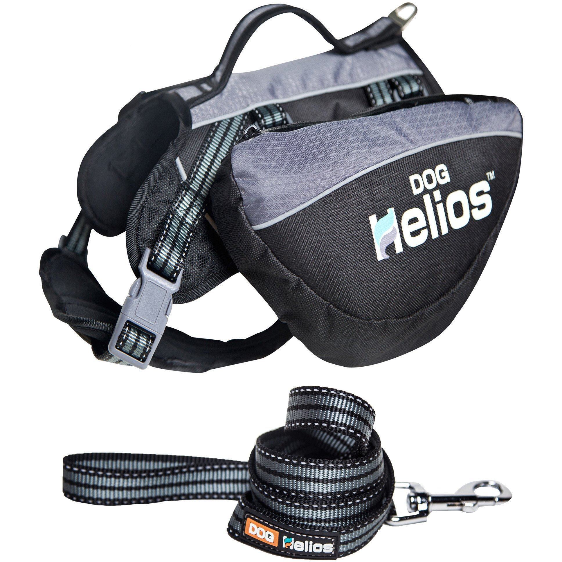 Dog Helios ® Freestyle 3-in-1 Explorer Sporty Convertible Waterproof Dog Backpack Harness Small Black
