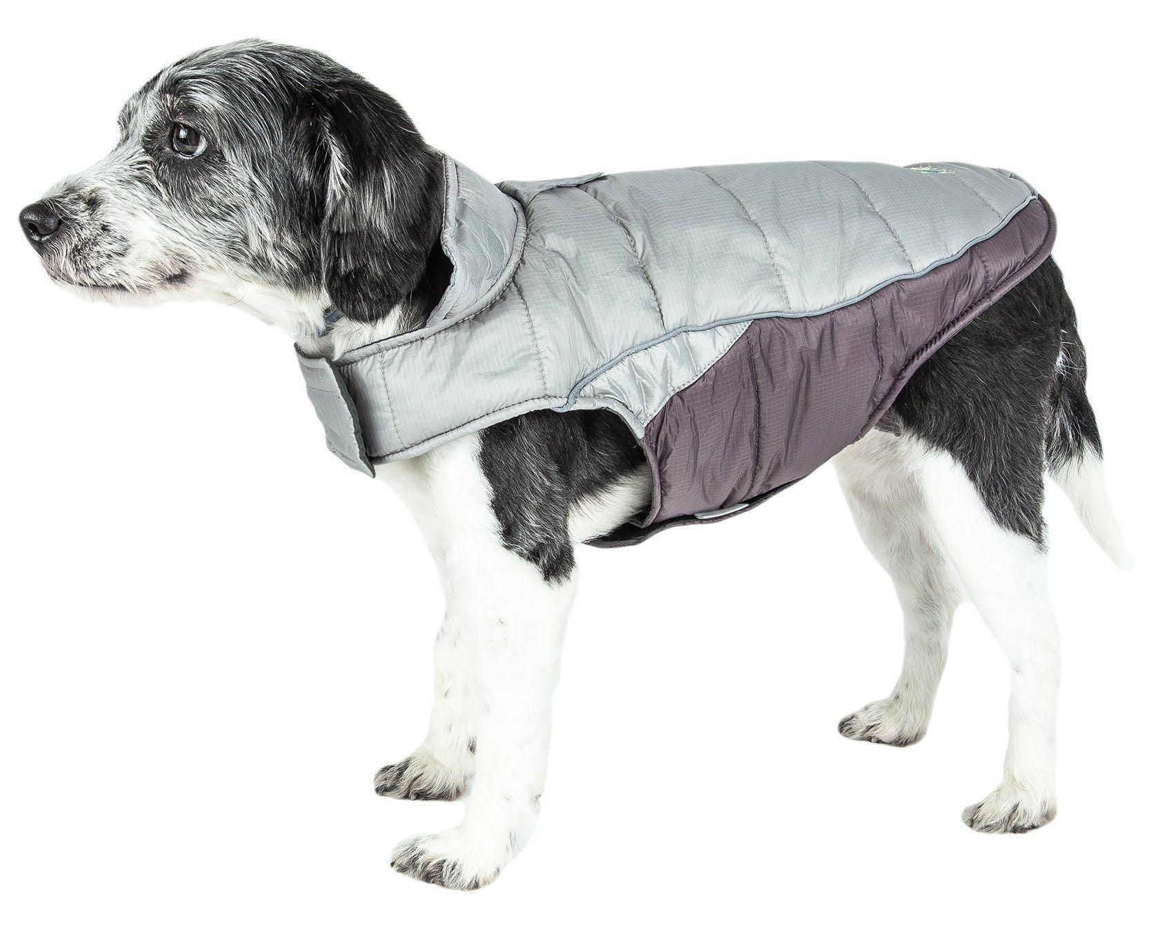 Dog Helios ® Hurricane-Waded Plush 3M Reflective Insulated Winter Dog Coat  