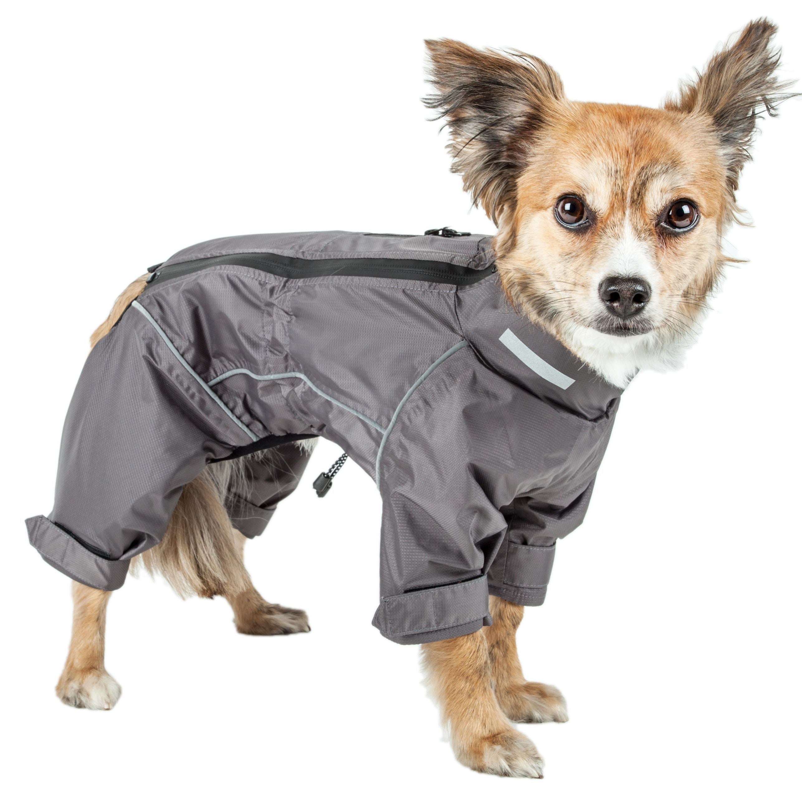 Dog Helios ® 'Hurricanine' Waterproof and Reflective Full Body Dog Coat  