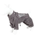 Dog Helios ® 'Hurricanine' Waterproof and Reflective Full Body Dog Coat X-Small Gray
