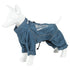 Dog Helios ® 'Hurricanine' Waterproof and Reflective Full Body Dog Coat X-Small Blue