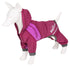 Dog Helios ® 'Namastail' Lightweight 4-Way-Stretch Yoga Performance Dog Tracksuit Hoodie X-Small Pink