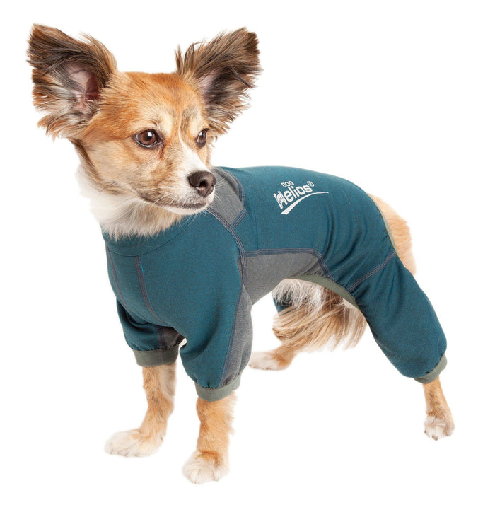 Dog Helios ® 'Rufflex' Mediumweight 4-Way-Stretch Fitness Yoga Dog Tracksuit Jacket