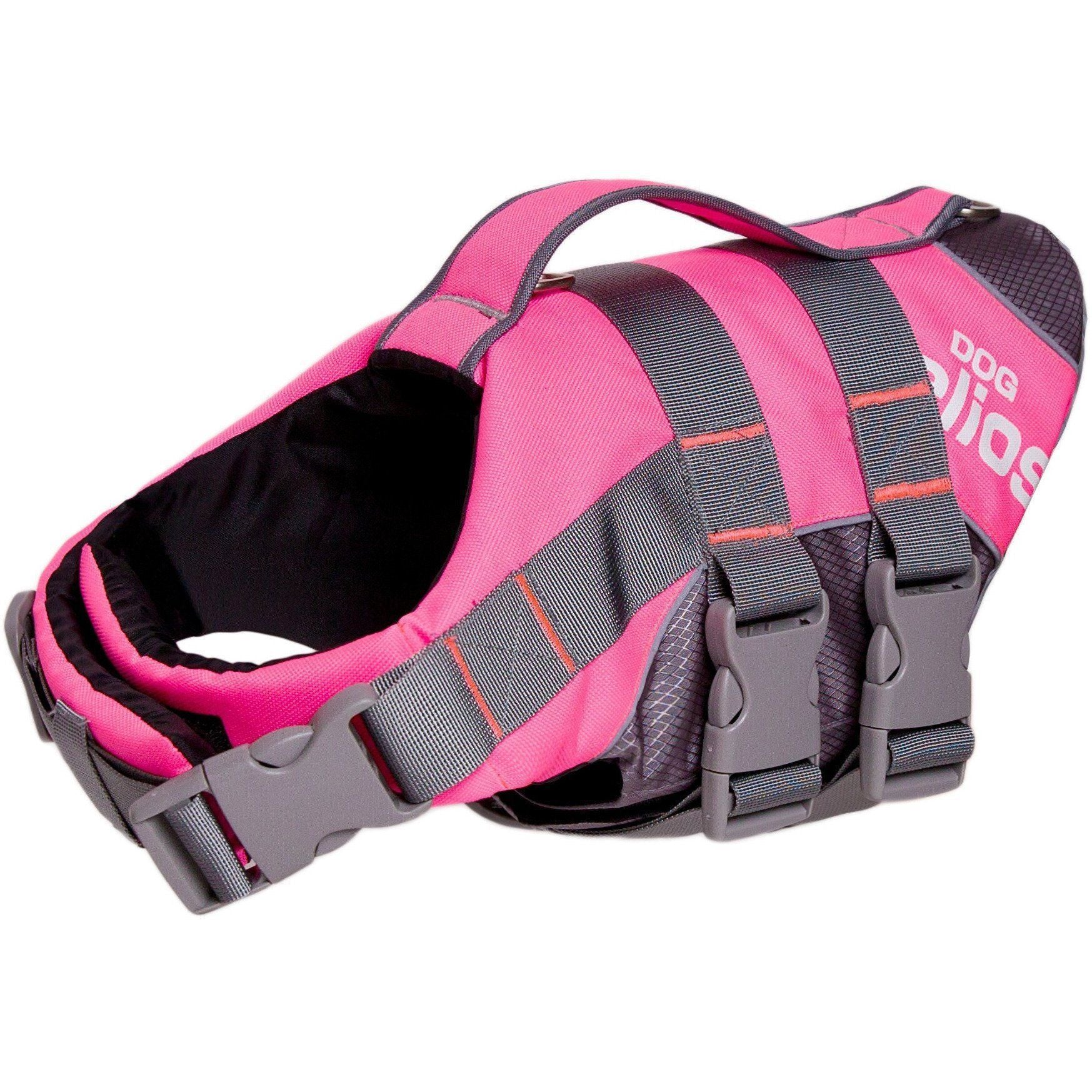 Dog Helios ® 'Splash-Explore' Reflective and Adjustable Floating Safety Dog Life Jacket Small Pink