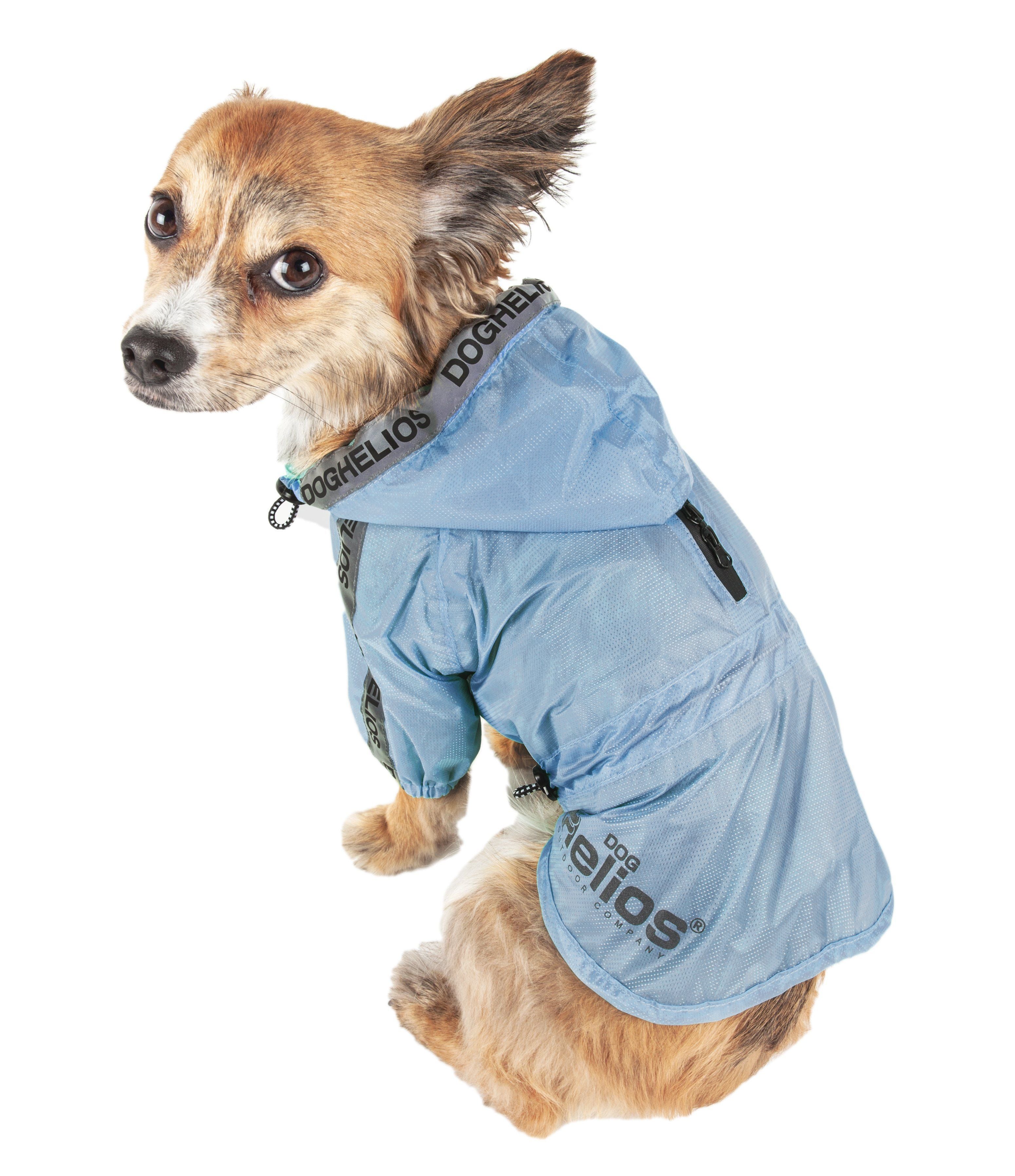 Dog Helios ® 'Torrential Shield' Adjustable and Waterproof Dog Raincoat Poncho  