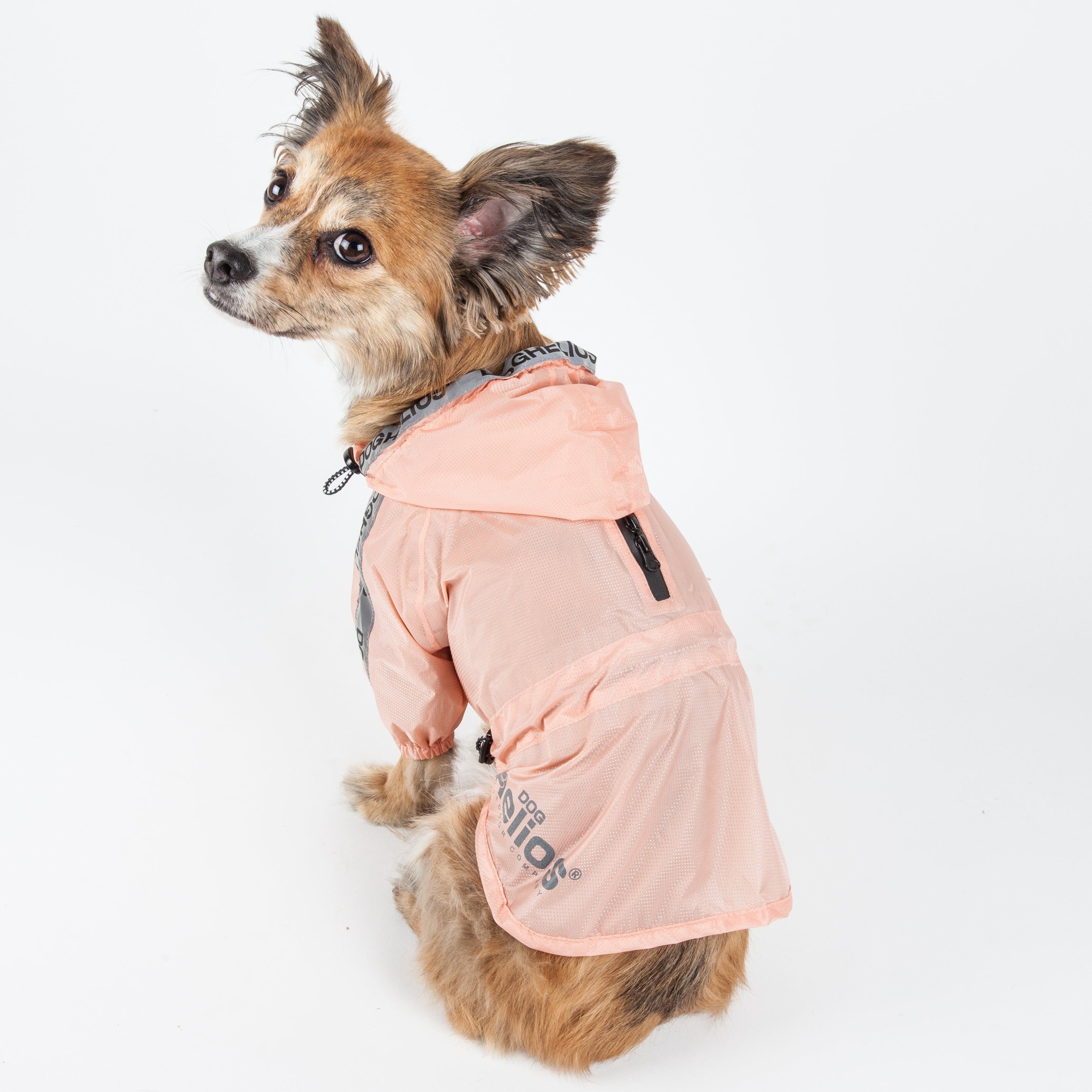 Dog Helios ® 'Torrential Shield' Adjustable and Waterproof Dog Raincoat Poncho  