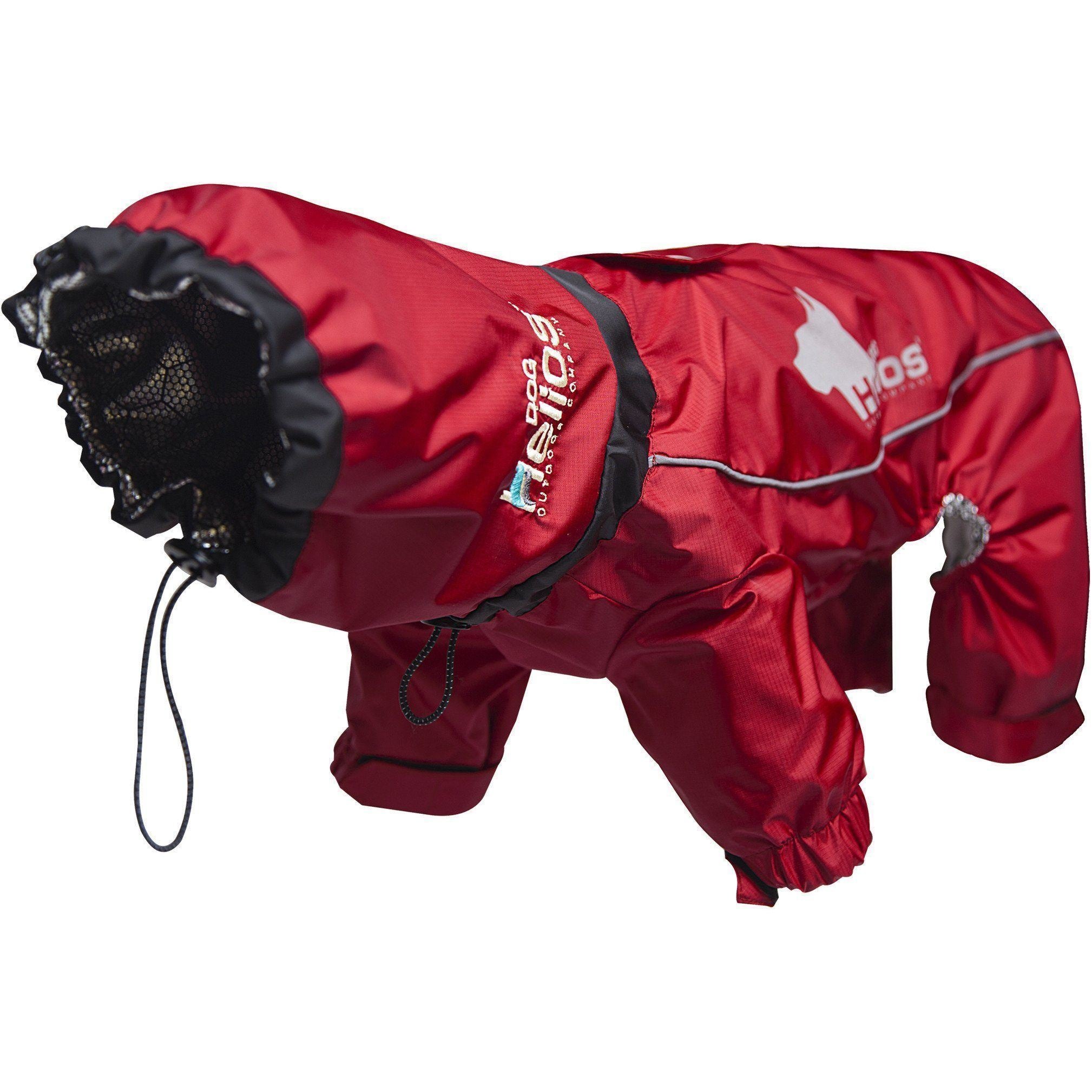 Dog Helios ® Weather-King Ultimate Windproof Full Body Winter Dog Jacket X-Small Red
