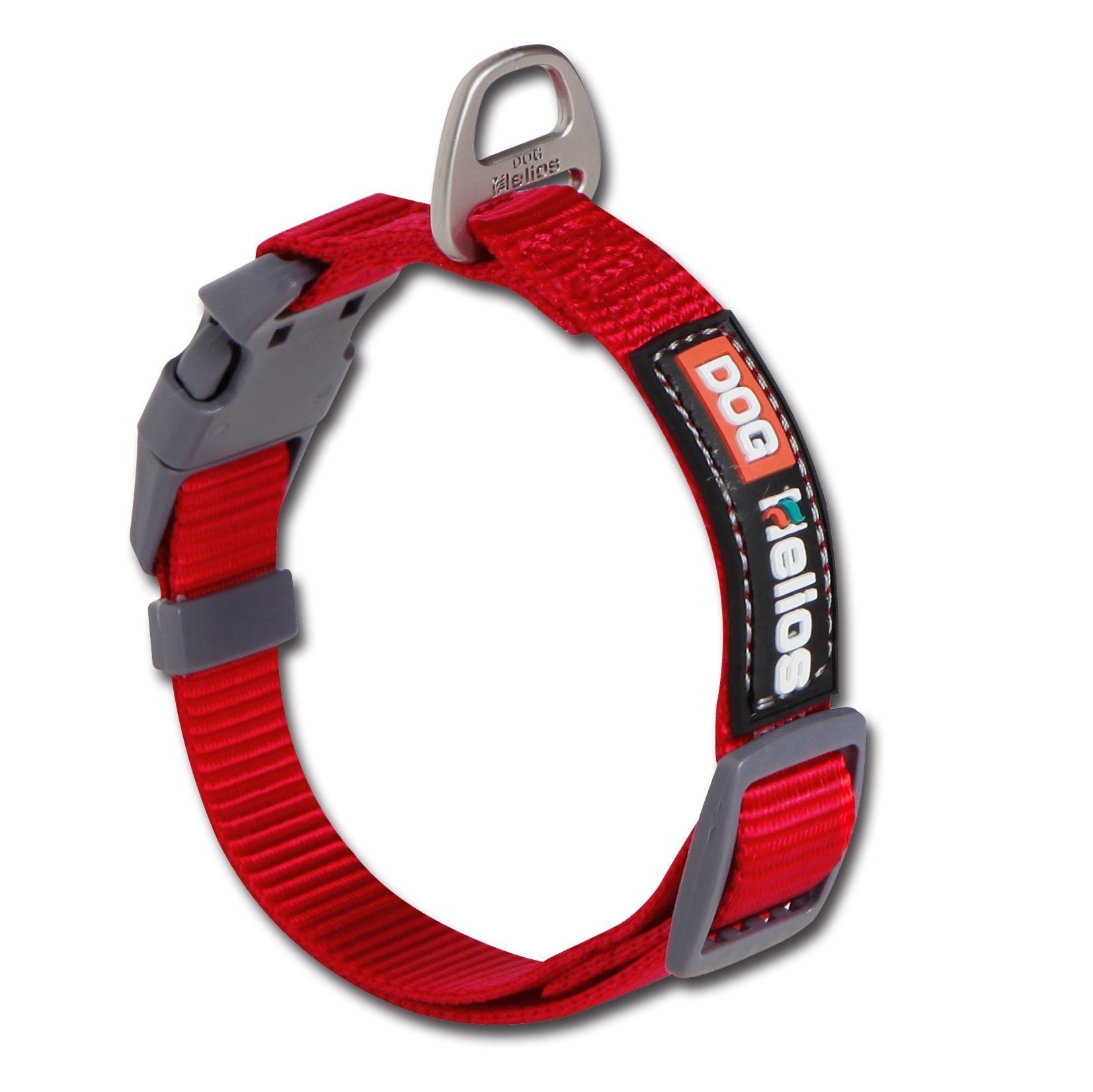 Dog Helios Sporty Nylon Leash and Collar Small Red
