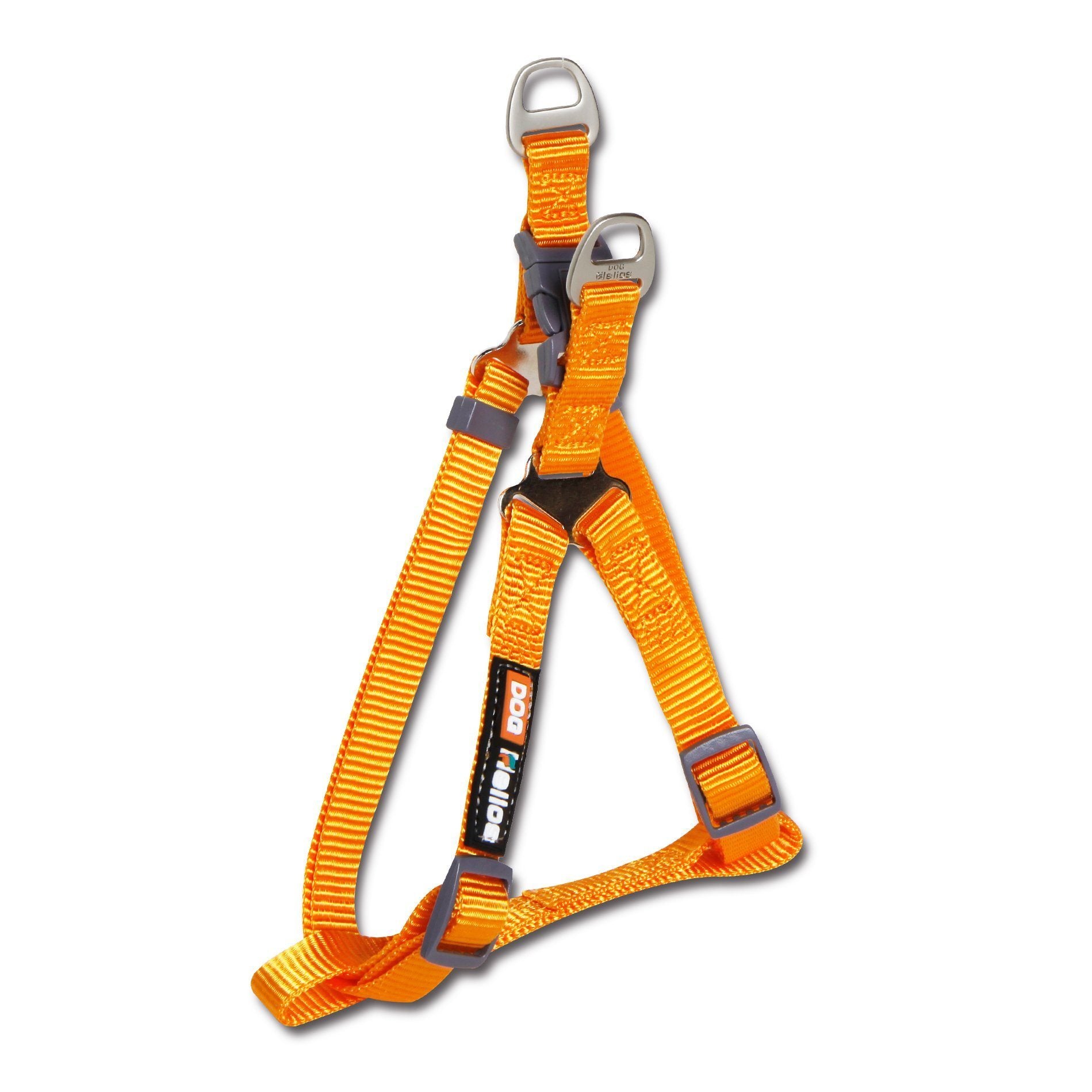 Dog Helios Sporty Nylon Leash and Harness Small Orange