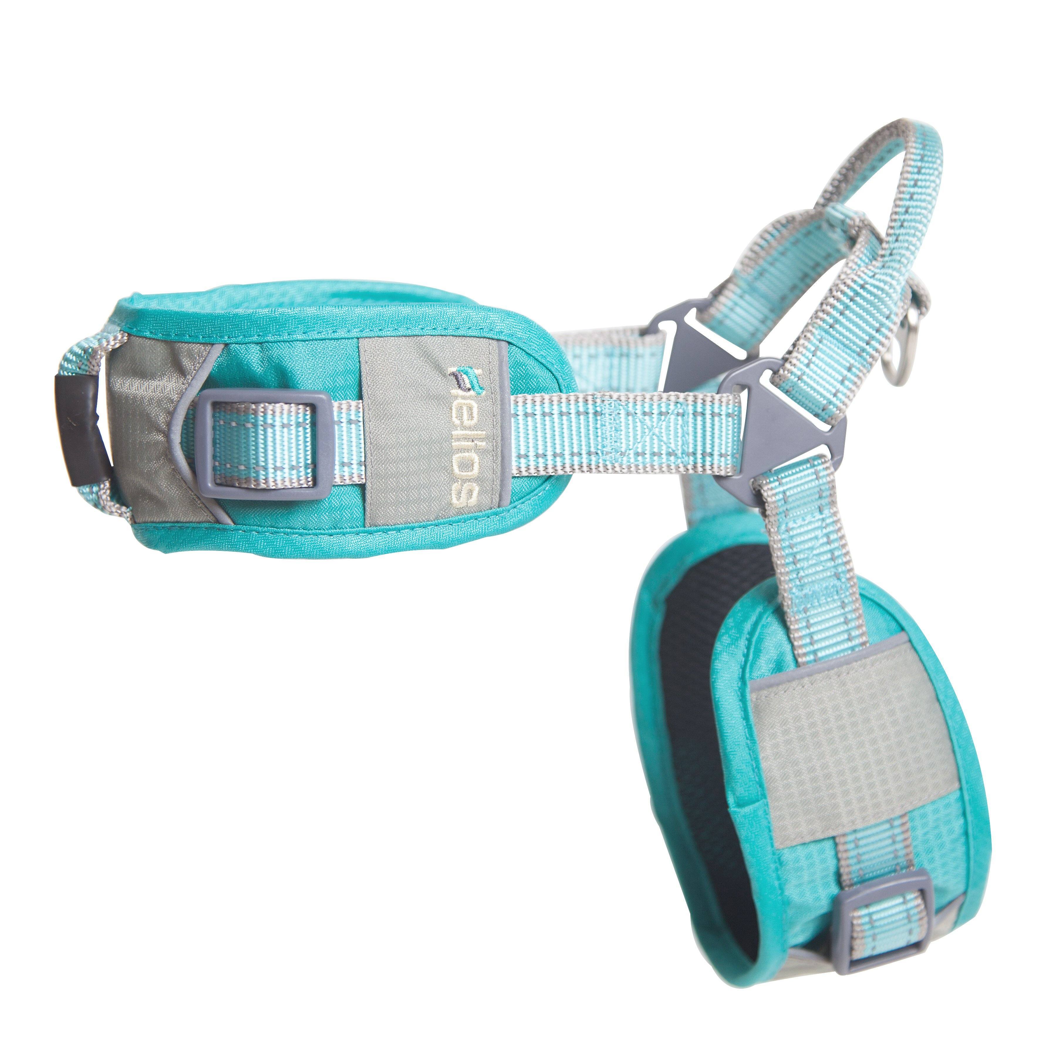 Dog Helios Tripod Superior Comfort Leash and Harness Medium Aqua