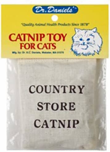 Dr. A.C Daniels Country Store Catnip Cat Toy - White - 4 In X 3 in - 12 Pack  