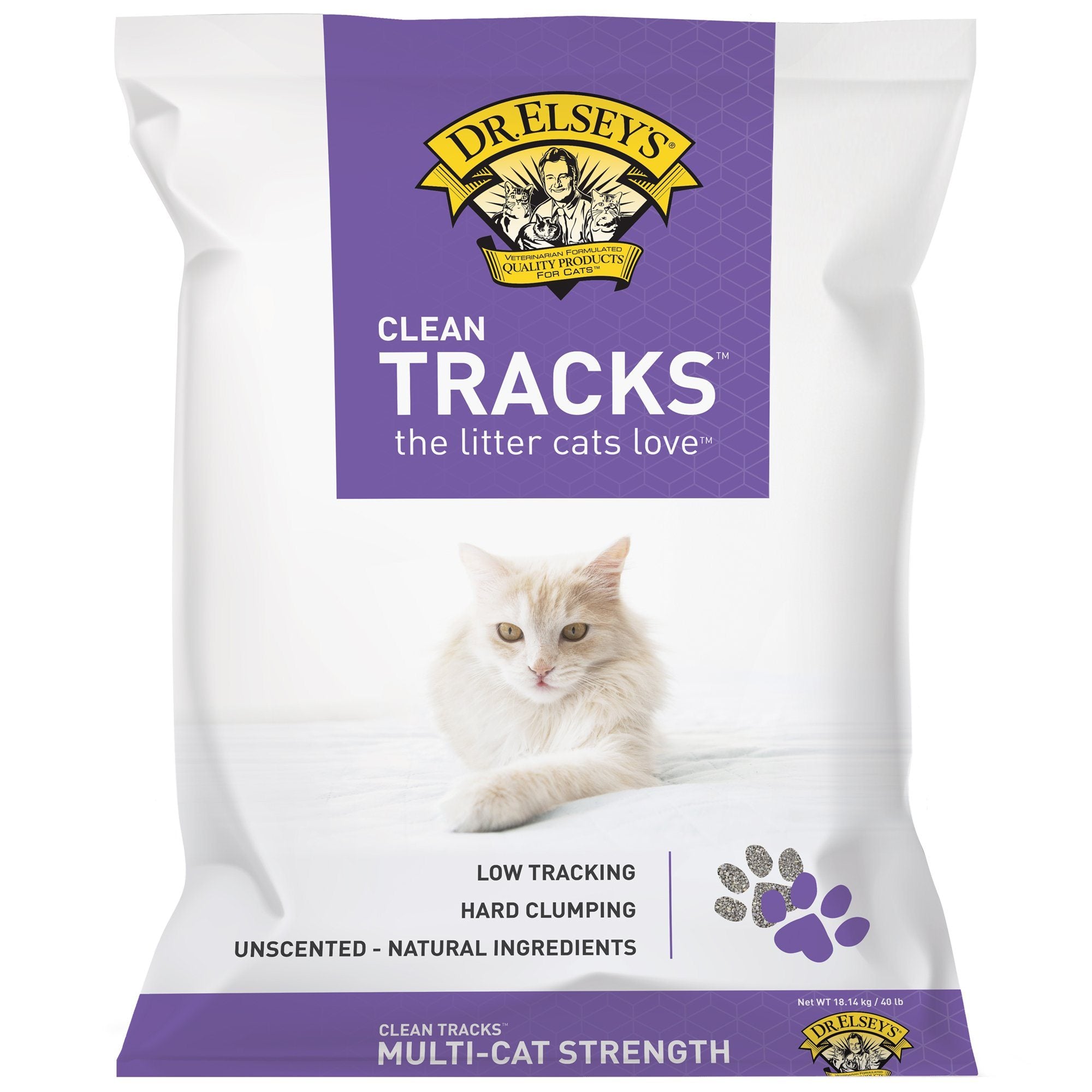 Dr. Elsey's Precious Cat Litter Alternative Premium Clumping Clean Tracks Litter Cat Litter - 40 lb Bag  