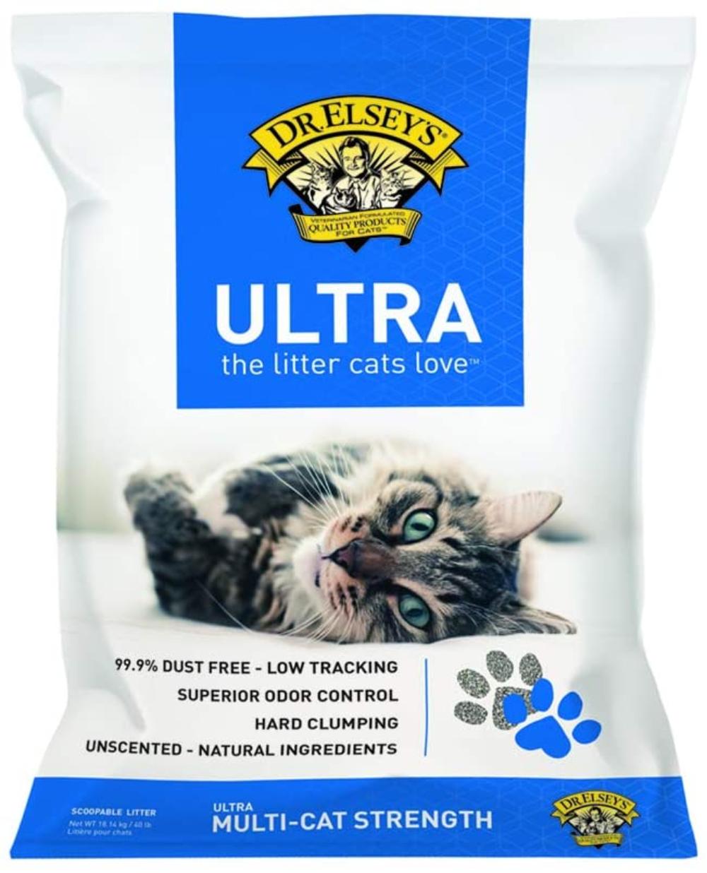 Dr. Elsey's Precious Cat Litter Alternative Premium Clumping Ultra Clumping Cat Litter - 40 lb Bag  